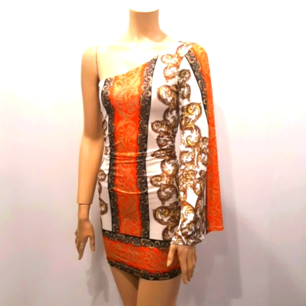 Arden B 1 bell sleeve bodycon mini dress XS - Picture 3 of 8